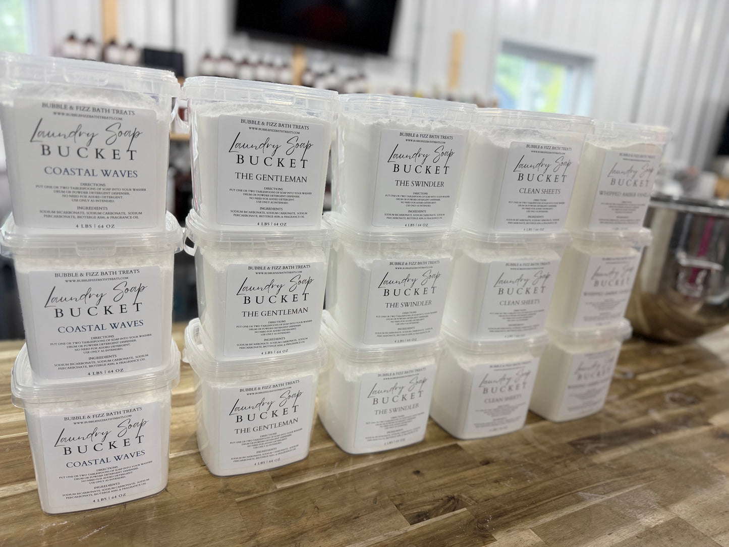 4 LB Laundry Soap Bucket